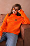 Women's Turtleneck Embroidery Detail Soft Textured Basic Knitwear Sweater 214430 - 2