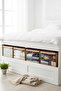 3 Pieces Beige Small Size Under-Bed Storage Bag with Window, Suitcase Organizer, Dowry Bag / 30X22X18 - 6