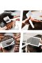 4-Piece Hair Cutting Comb Set Curved Cutting Alignment Elastic Quality Shaving Set Measured Hairdresser Set - 3