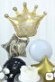 1 Piece King Crown Shaped Foil Balloon 73X69 cm Birthday Decoration - 3