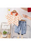 2‑Piece Baby Boy Suit T‑Shirt & Pants | 6 Years | Red & Blue | Cotton Blend | Comfortable - 2