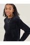 Senior Girls Black Fur Pullover - 4