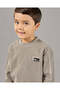 Boys Grey Ribbed Sweatshirt - 4