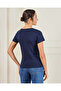 Women Navy Printed T-Shirt - 3
