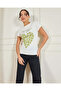 Women White Printed T-Shirt - 5