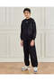 Senior Boys Black Sweatshirt With Pocket - 2