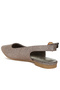 Women Glitter Slingback Flat Sandals in Bronze - 3