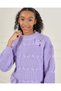 Senior Girls Lilac Embellished Pullover - 4