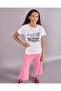Senior Girls White Print T-Shirt - 5