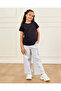 Girls Grey Beauty Flower Joggers - 2