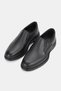 Men's Black Genuine Natural Leather Classic Shoes with Orthopedic Soles - 2