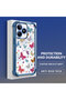 Realme C53 Compatible Transparent Silicone Flutter Protective Case Butterfly Patterns - 4