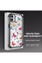 Samsung Galaxy A05 Compatible Transparent Silicone Flutter Protective Case Butterfly Patterns - 4
