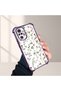 Xiaomi Redmi Note 10 Pro Compatible Transparent Silicone Flutter Protective Case Flower Patterns - 5