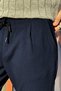 Men'S, Summer-Spring Season, Elastic Waist, Pleated Detail, Standard-Fit, Fabric Pants 25Inp199Dduz - 5