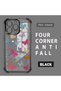 iPhone 15 Pro Compatible Transparent Silicone Flutter Protective Case Butterfly Patterns - 3