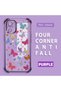 Xiaomi Poco M5S Compatible Transparent Silicone Flutter Protective Case Butterfly Patterns - 2
