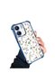 Xiaomi Poco C65 Compatible Transparent Silicone Flutter Protective Case Flower Patterns - 2