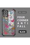 Samsung Galaxy M12/A12 Compatible Transparent Silicone Flutter Protective Case Butterfly Patterns - 2