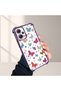 Xiaomi Redmi Note 12 5g Compatible Transparent Silicone Flutter Protective Case Butterfly Patterns