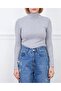 Zenne Corded Fabric Turtleneck Bodysuit Standard Size - 6
