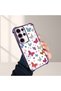 Samsung Galaxy S23 Ultra Compatible Transparent Silicone Flutter Protective Case Butterfly Patterns