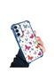Samsung Galaxy A15 Compatible Transparent Silicone Flutter Protective Case Butterfly Patterns - 3