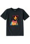 Cotton Fabric Children's T-Shirt – Dog with Glasses Printed T-Shirt