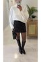 Jossa Black Mini Sequin Skirt - 2