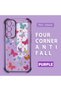 Samsung Galaxy A55 Compatible Transparent Silicone Flutter Protective Case Butterfly Patterns - 2