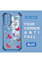 Samsung Galaxy A73 Compatible Transparent Silicone Flutter Protective Case Butterfly Patterns - 2