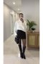 Jossa Black Mini Sequin Skirt