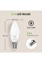 E14 LED Light Bulb, Small Edison Screw SES Candle Bulbs, 4.9W 470lm, 40W Equivalent E14 Bulb, - 4