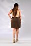 Plus Size Women's Skirt with Side Buckle Detail - 7
