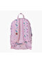 Floral Print Backpack with Adjustable Straps and Zip Closure - 44x34x28 cms - 2