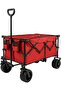 Foldable Wagon Trolley Cart - 150 KGS | Multipurpose Camping trolley(Red)