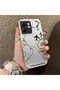Infinix Hot 50I Compatible Silicone Edge Hard Back Anti-Fall Case Airplane Patterns - 4