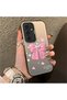 Samsung Galaxy S24 Plus Compatible Silicone Edge Hard Back Anti-Fall Case Butterfly Knot Patterns - 4