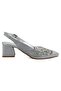 921 25Ka Women's Evening Dress Shoes Silver - 3