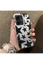 Xiaomi Redmi 13 Compatible Silicone Edge Hard Back Anti-Fall Case Star Patterns - 4