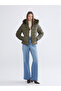 Two Mt Shop Quality Lcw Eco Khaki Plain Standard & Regular Women's Inflatable Coat - 2