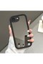 iPhone 16E Compatible Mirrored Anti-Fall Silicone Phone Case - 2