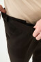 Straight Slim Fit Mono Collar Pocket Trousers with Elastic Men's Suit Brown - 45411.25K - 7
