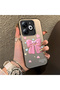 Infinix Hot 40I Compatible Silicone Edge Hard Back Anti-Fall Case Butterfly Knot Patterns - 4