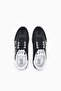 Men's Lace-Up Sneaker with Large Logo and Suede Detail - Black - 5