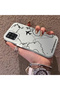 Samsung Galaxy A12/M12 Compatible Silicone Edge Hard Back Anti-Fall Case Airplane Patterns - 2