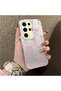 Samsung Galaxy S24 Ultra Compatible Silicone Edge Hard Back Anti-Fall Case Butterfly Knot Patterns - 4