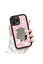 iPhone 14 Pro Max Compatible Kitty Mirrored Anti-Fall Silicone Phone Case - 3