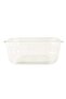 Square Glass Container with Lid, 930 ml, Clear, LLG226 - 2
