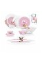 Essence Glass Dinner Set, Assorted, 46 pcs - 2